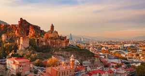 Прибытие в столицу Грузии