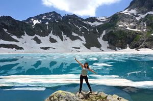 Ущелье Алибек, водопад Алибек, Турье озеро