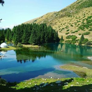 Панорамный вид на Иссык Куль и морская прогулка