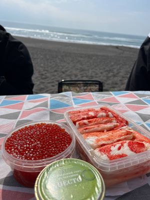 Халактырский пляж, пикник, гор. источники