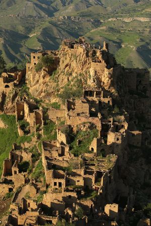 Заброшенный аул Гамсутль