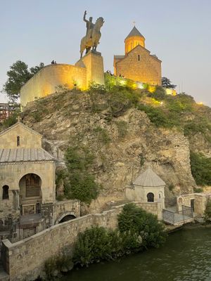 Мцхета, слияние рек Арагви и Куры, Светицховели