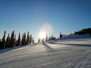 Катание в Шерегеше