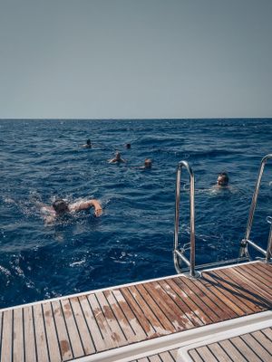 Воскресенье. Oludeniz. Купание на якоре и пейзаж