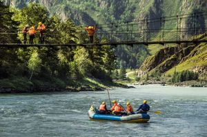 Сплав и конная прогулка
