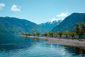 Телецкое на катере