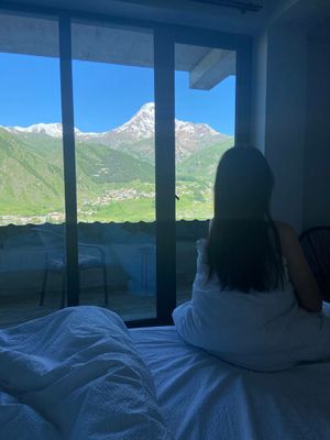 Утро в горах и дорога домой