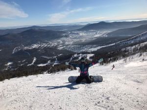 Катание в Шерегеше