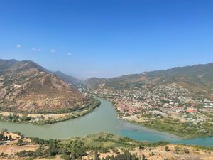 Мцхета, слияние рек Арагви и Куры, Светицховели