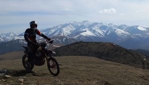 Разминка и далее новый маршрут ещё выше