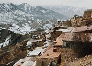 Карадахская теснина, Заброшенные аулы Кахиб и Гоор