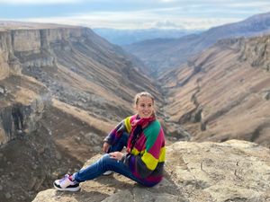 Аул-призрак Гамсутль, подземный водопад