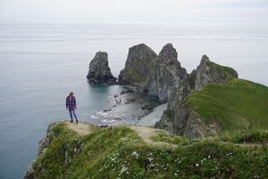 Переезд до мыса Четырех Скал