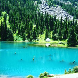 Панорамный вид на Иссык Куль и морская прогулка