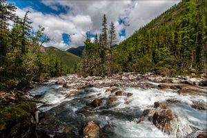 Переход на турбазу Сухой Ручей
