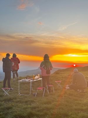 Встреча в Мин Водах и закат на Гум-Баши