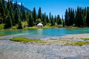Панорамный вид на Иссык Куль и морская прогулка