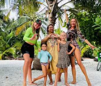 Семейный лагерь на Мальдивах