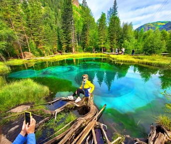 Алтай. Цветение Маральника + Шаман