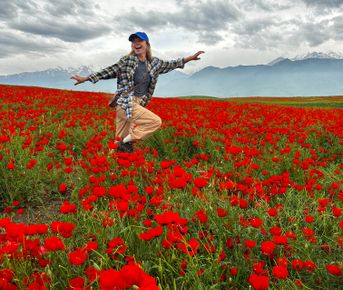 Маки Кыргызстана! Красивый тур весны.