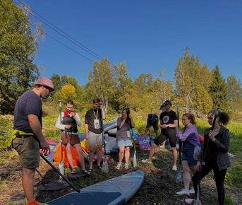Сплав выходного дня на Sup по реке Оредеж