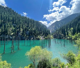 Озера Каинды, Кольсай и Чарынский, Черный,Лунный Каньоны за 2 дня