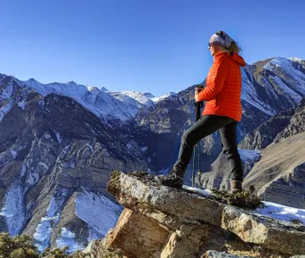 Зимний Кавказ. Комфортный трекинг. уютное жилье