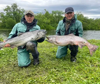 Камчатка!Рыбалка на Чавычу!
