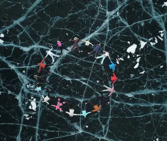 Зимний Байкал на джипах