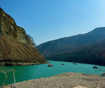 Сулакский каньон и Бархан Сары-Кум