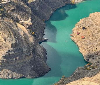 Сулакский каньон и бархан Сары кум из Каспийска