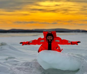 Айсфлоатинг на Белом Море!