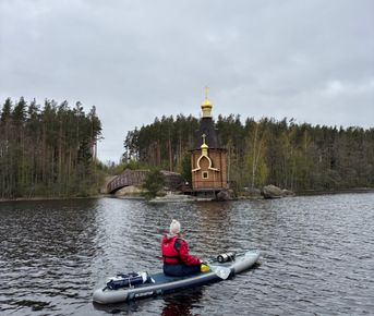 Двухдневный сплав на Sup досках по реке Вуокса