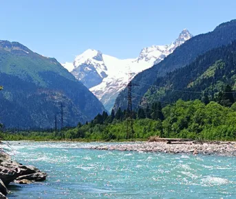Великолепный Эльбрус и Домбай