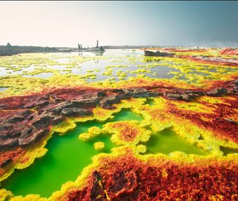 Загадочная Эфиопия: Завораживающие вулканы Далол и дикие племена долины Омо