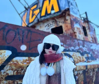 Зимний Кольский. Сияние Севера