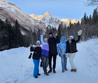 Домбай. Новогодняя сказка в горах.