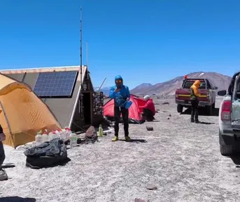 Восхождение на Охос-дель-Саладо, 16 дней