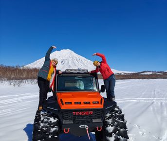 По Камчатке на вездеходе: к вулканам Авачинского перевала