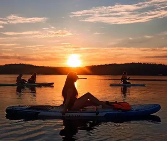 Sup-сёрфинг на Ладожских шхерах. Активные выходные с трансфером из Петербурга