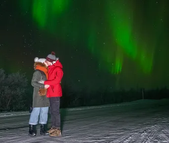 Тур для двоих. Мурманск+Териберка. Северное сияние, флоатинг, снегоходы, киты, хаски