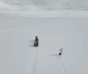 Фрирайд С Домашних Вулканов  Заброски На Снегоходах