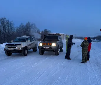 Зимняя Камчатка. Тур на Север Камчатки. 4 дня 3 ночи.  п. Эссо. - п. Анавгай