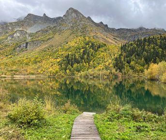 Поход на озеро Кардывач с конным сопровождением