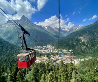 Сказочный Домбай из Кисловодска