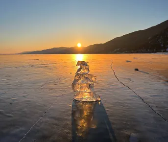 Бугульдейка: Мраморный карьер и первозданный лед Байкала