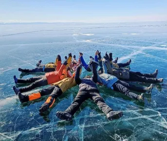 Большой зимний поход по Байкалу вокруг острова Ольхон