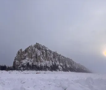 Зимние Ленские столбы