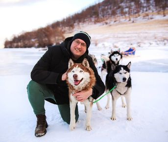 Лед Байкала и хаски за 1 день: Листвянка