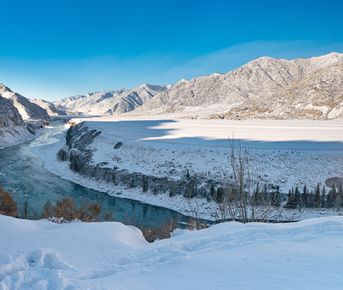 Зимние краски Горного Алтая